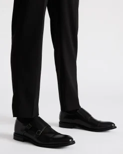 Haran Black Leather