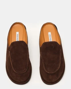 Harrington Chocolate Brown Suede