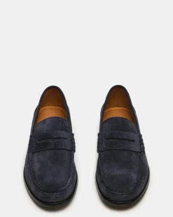 Huckle Navy Suede