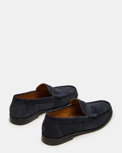 Huckle Navy Suede