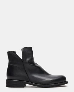 Hughie Black Leather