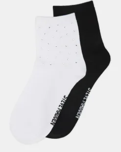 Iced Socks White/black