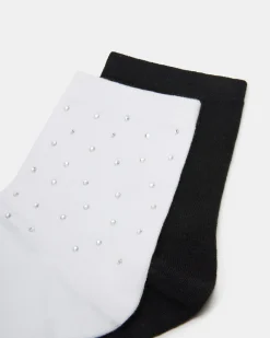 Iced Socks White/black