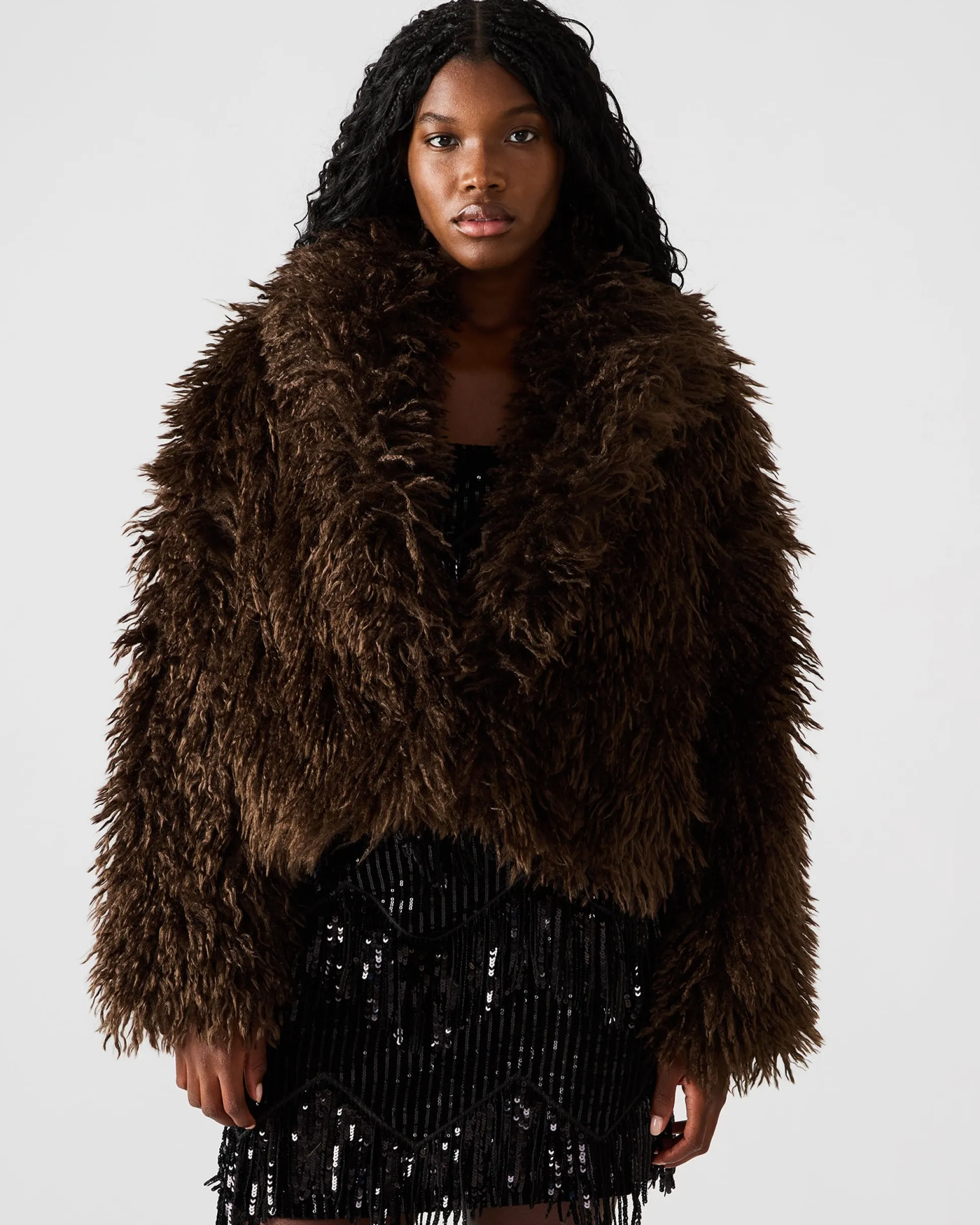 Inaya Coat Dark Espresso