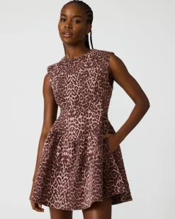 Irinna Dress Hot Spots Print
