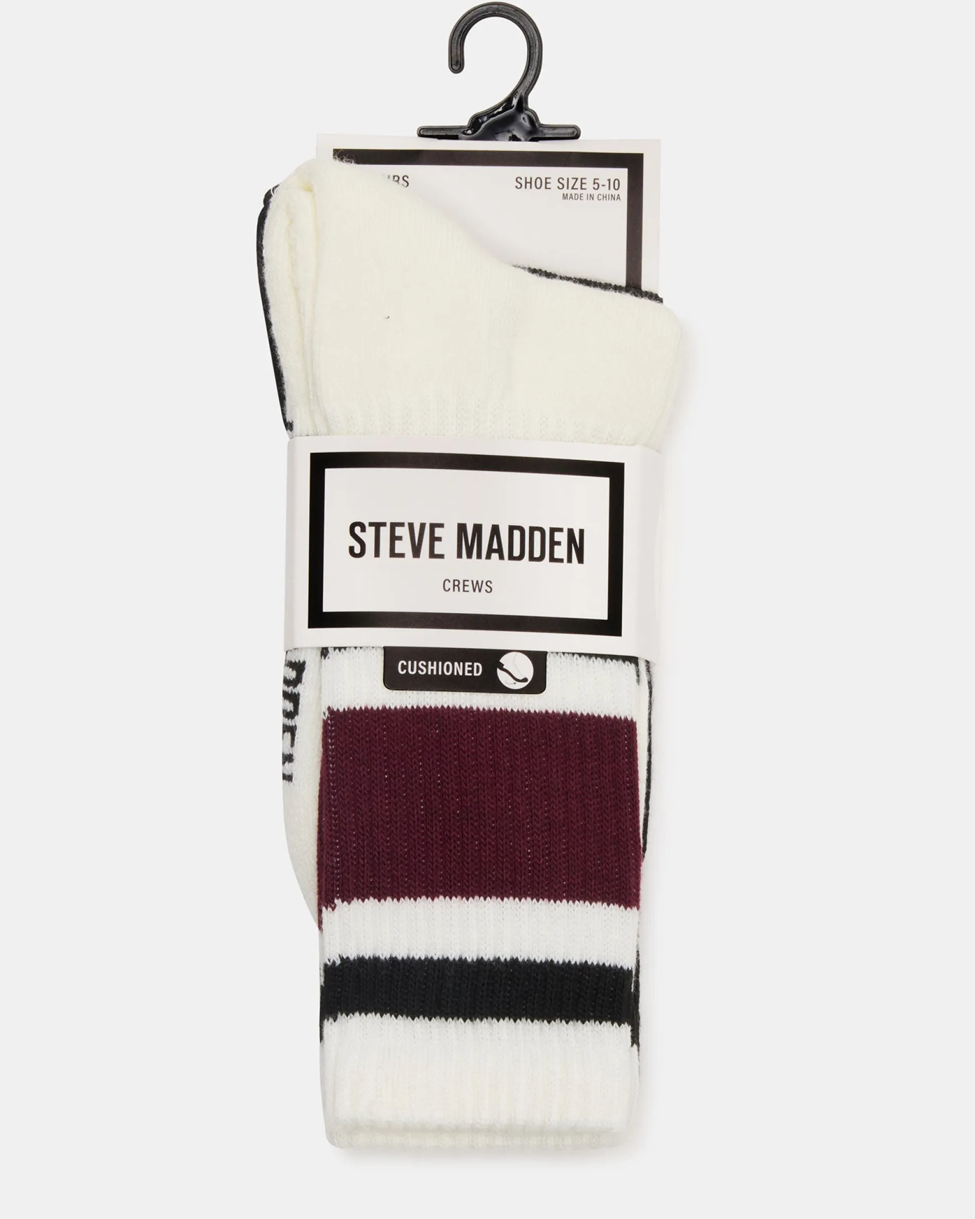 Ivy 2 Pack Stripe Athleisure Socks Cherry