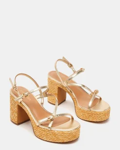 Jayce Gold Raffia