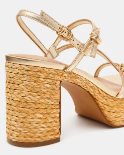 Jayce Gold Raffia