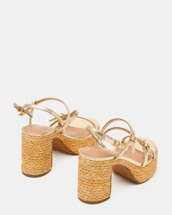Jayce Gold Raffia