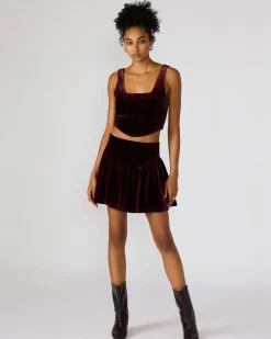 Jayla Skirt Wine