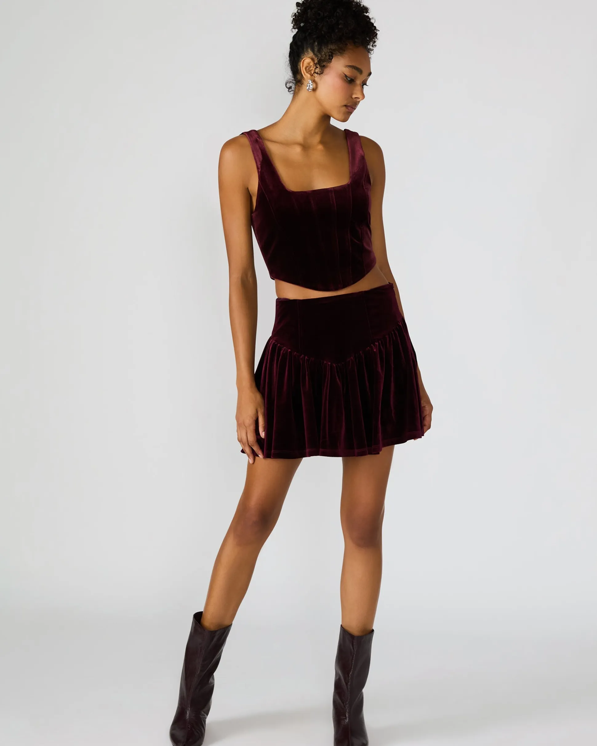 Jayla Skirt Wine