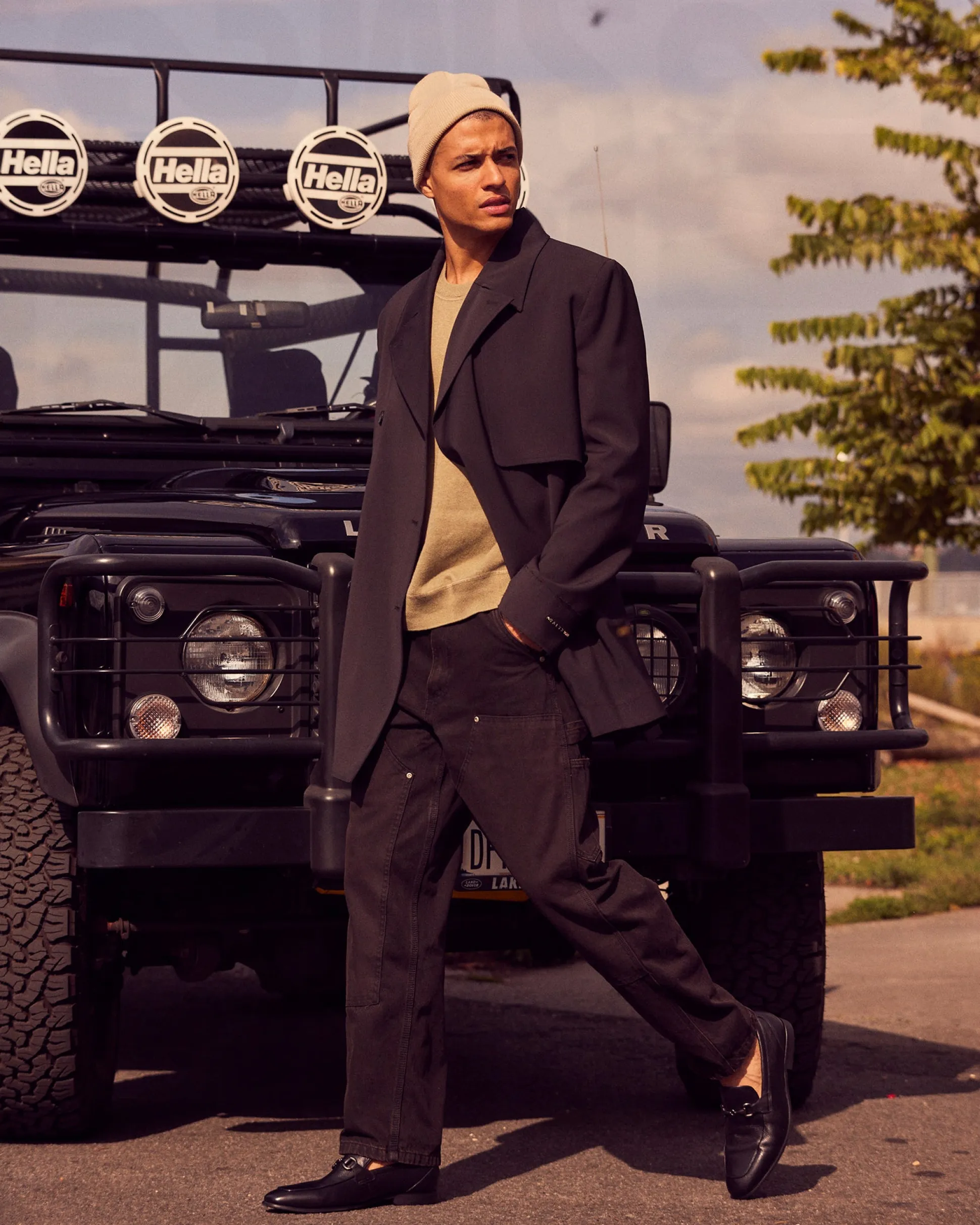 Jayshan Black Leather
