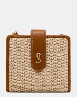 Jem Straw Wallet Light Natural