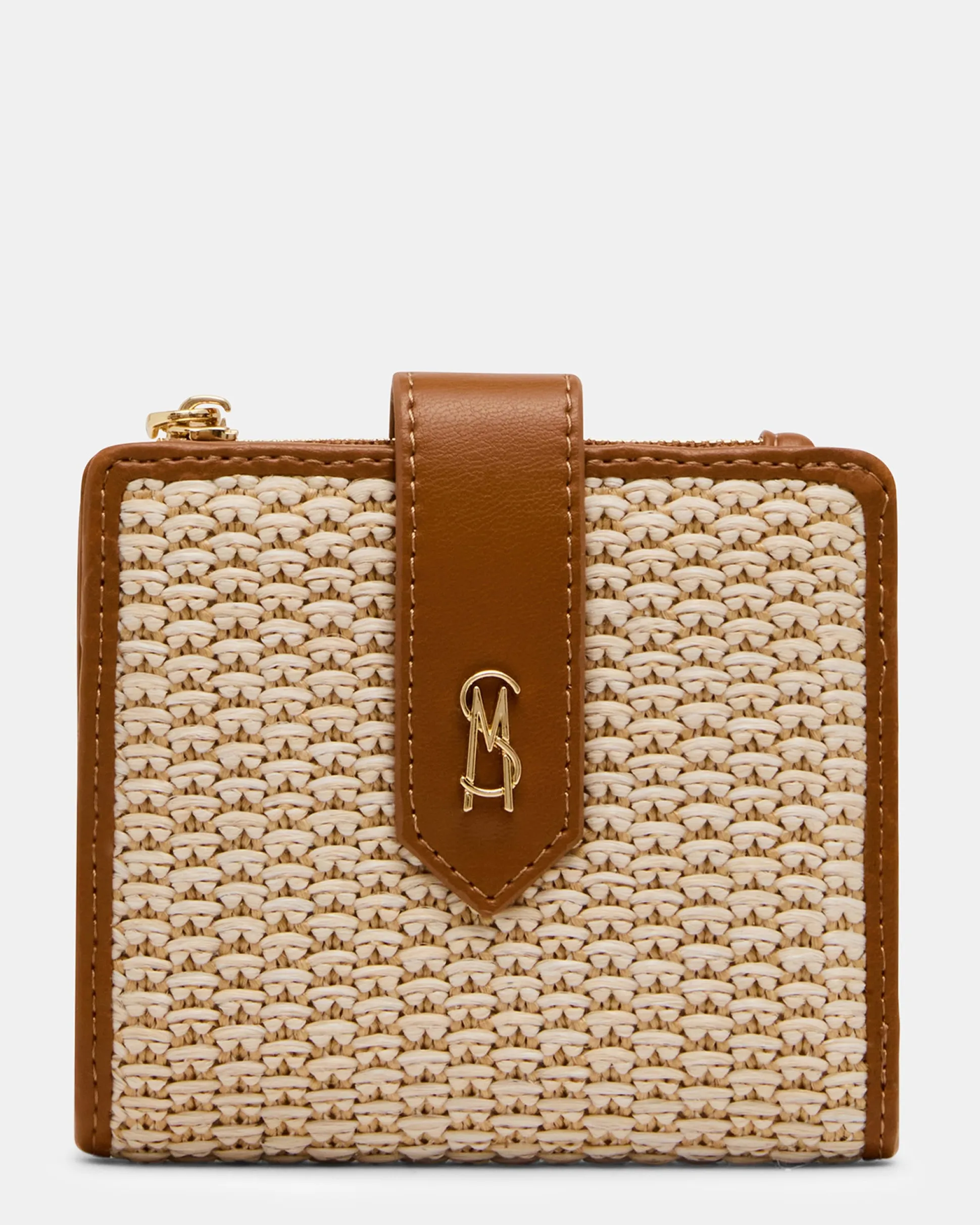 Jem Straw Wallet Light Natural