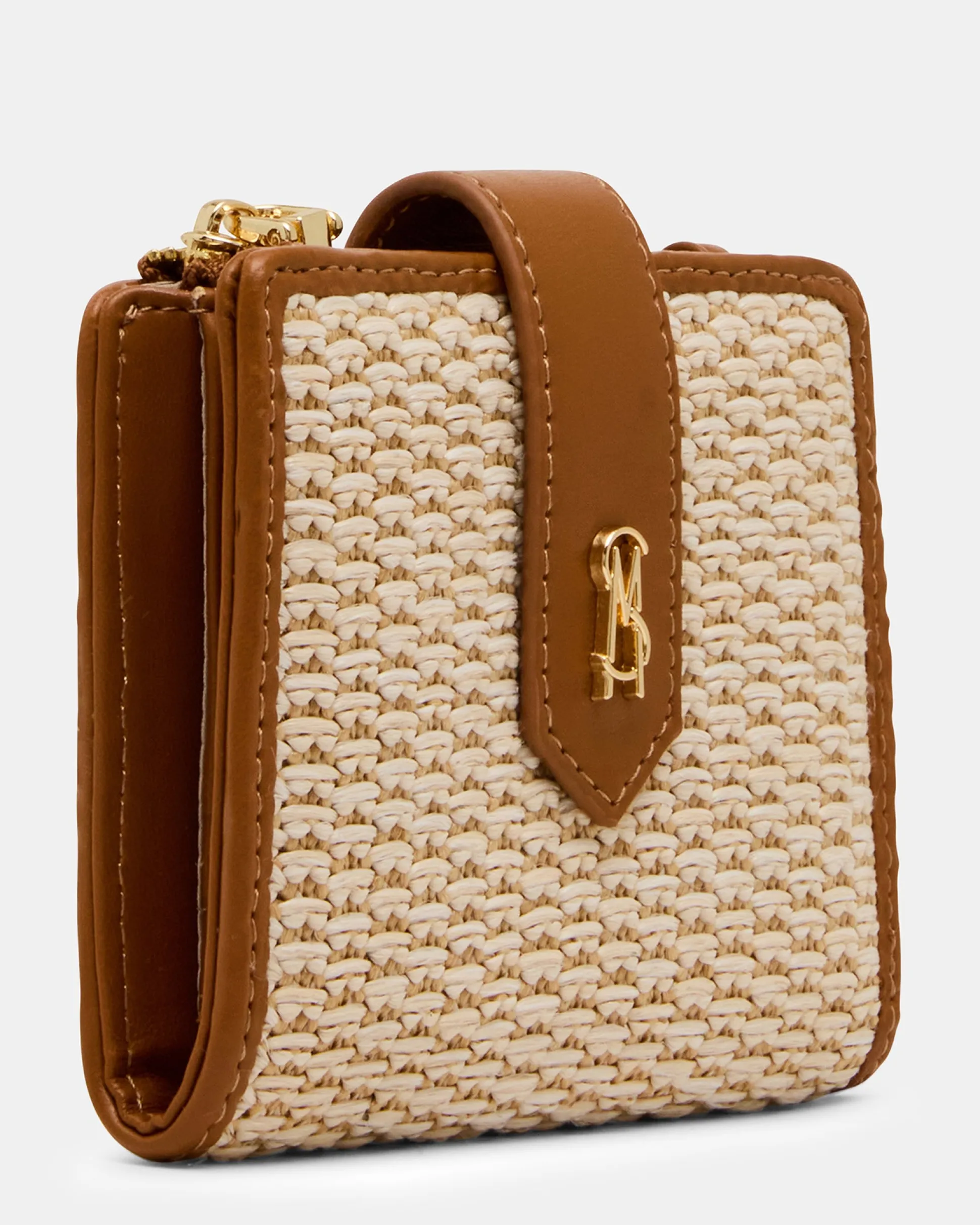 Jem Straw Wallet Light Natural