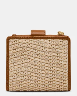 Jem Straw Wallet Light Natural