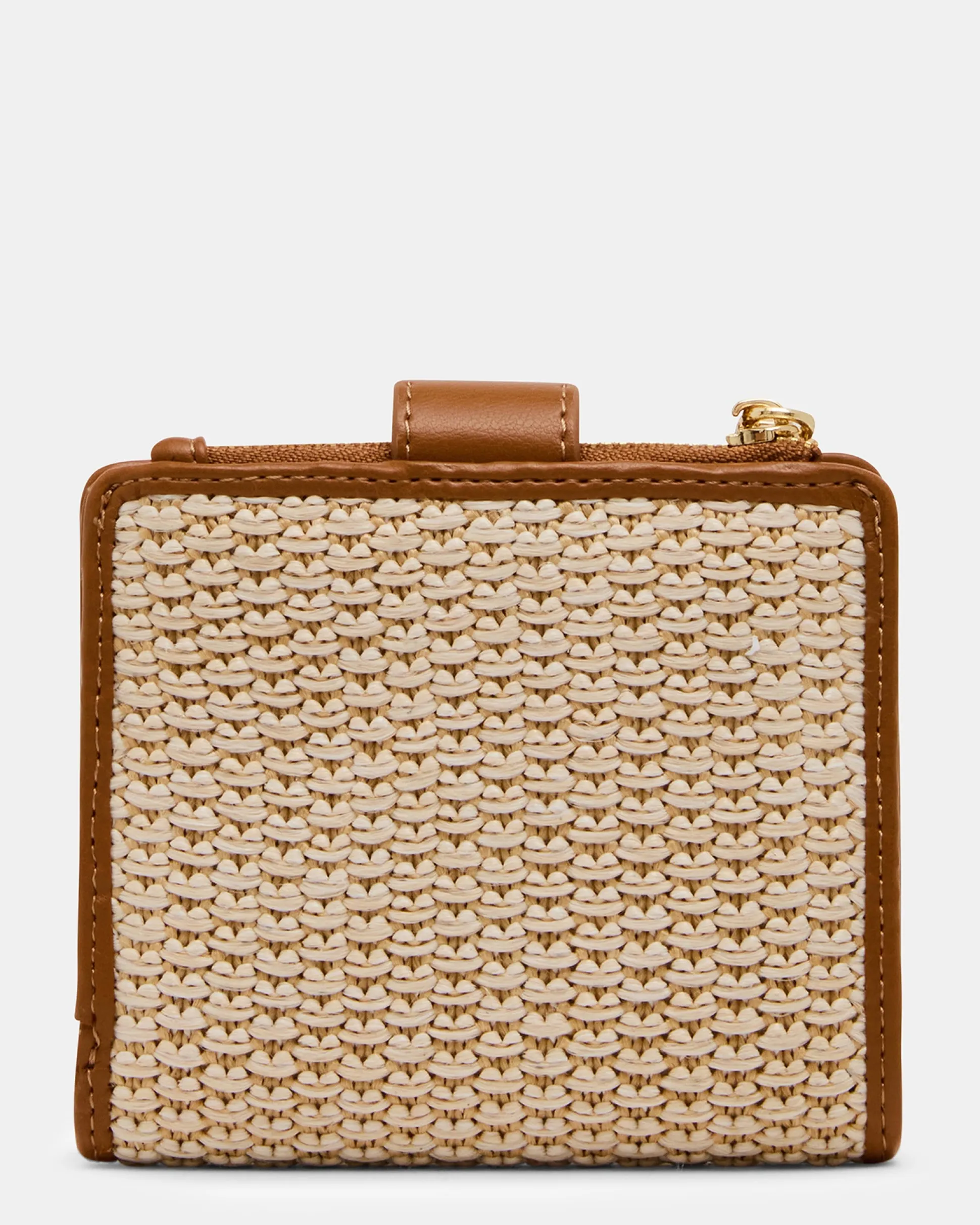 Jem Straw Wallet Light Natural