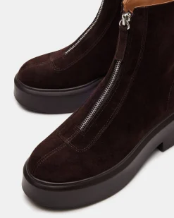 Jones Chocolate Brown Suede