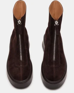 Jones Chocolate Brown Suede