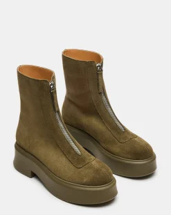 Jones Olive Suede