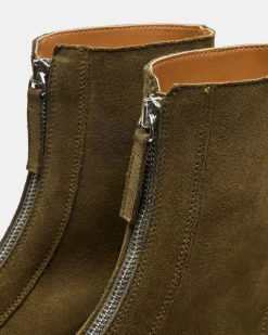 Jones Olive Suede