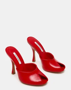 Jules Red Leather