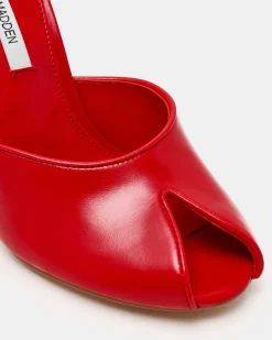 Jules Red Leather