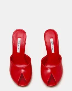 Jules Red Leather
