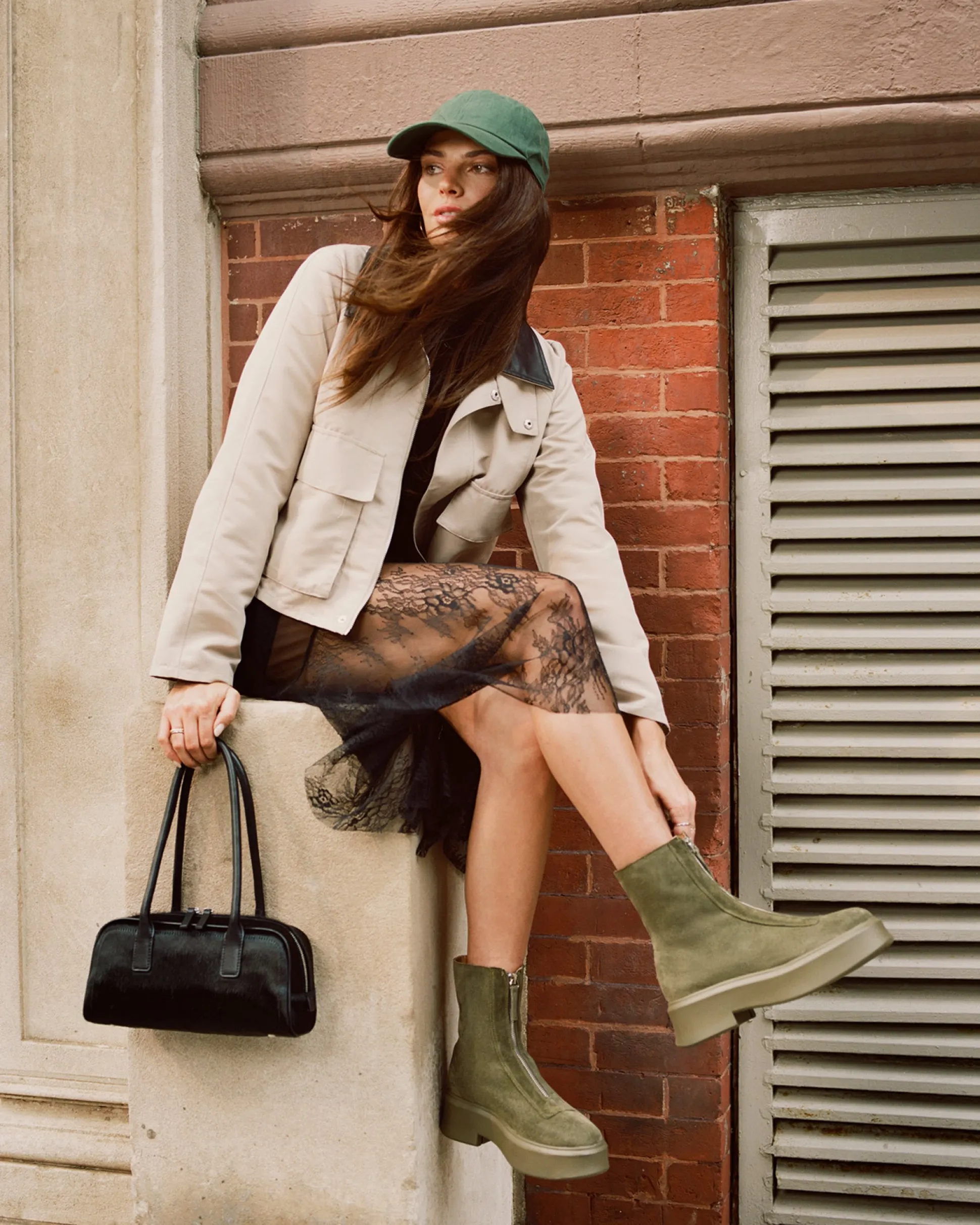 Justina Barn Jacket Oatmeal