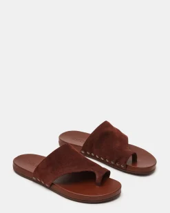 Kessey Brown Suede