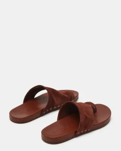 Kessey Brown Suede