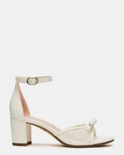 Kids' Adia White Mesh