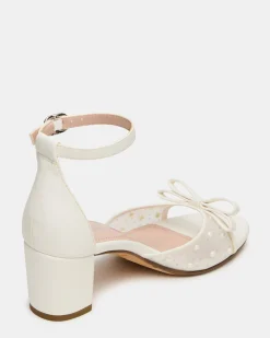 Kids' Adia White Mesh