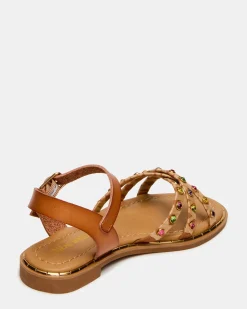 Kids' Gillian Cognac Multi