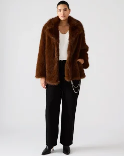 Kindra Coat Brown
