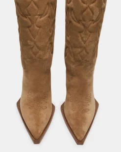 Kinzee Taupe Suede