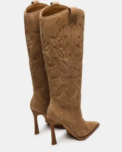 Kinzee Taupe Suede