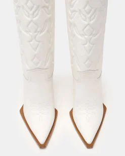 Kinzee White Leather
