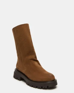 Lami Dark Taupe Suede