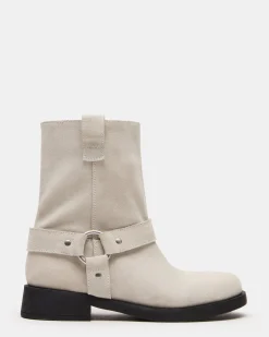 Lani White Suede