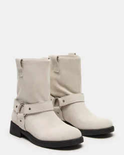 Lani White Suede