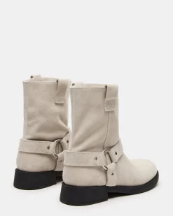 Lani White Suede
