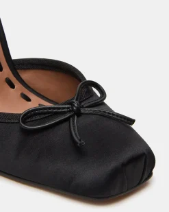 Larina Black Satin