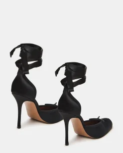 Larina Black Satin