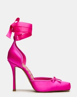 Larina Hot Pink Satin