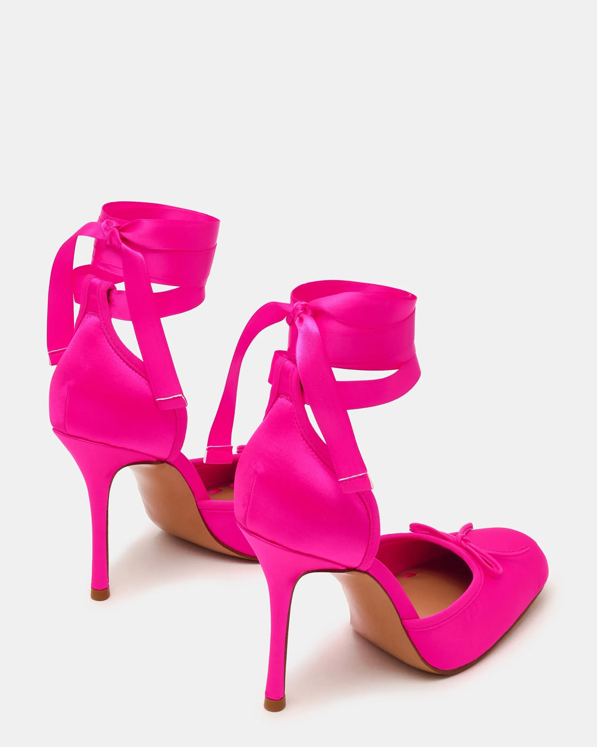Larina Hot Pink Satin