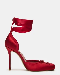 Larina Red Satin
