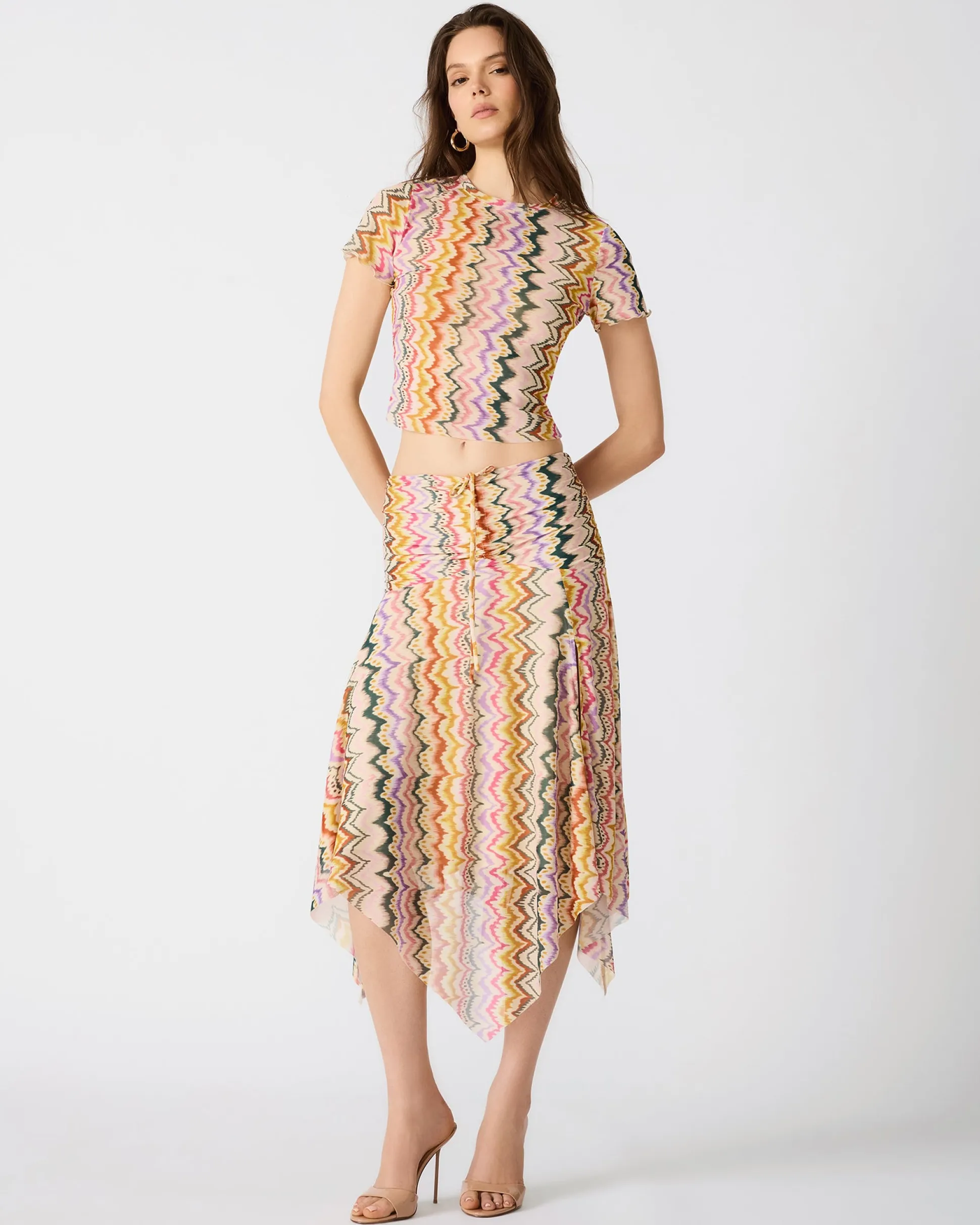 Larke Knit Top Rainbow Vision