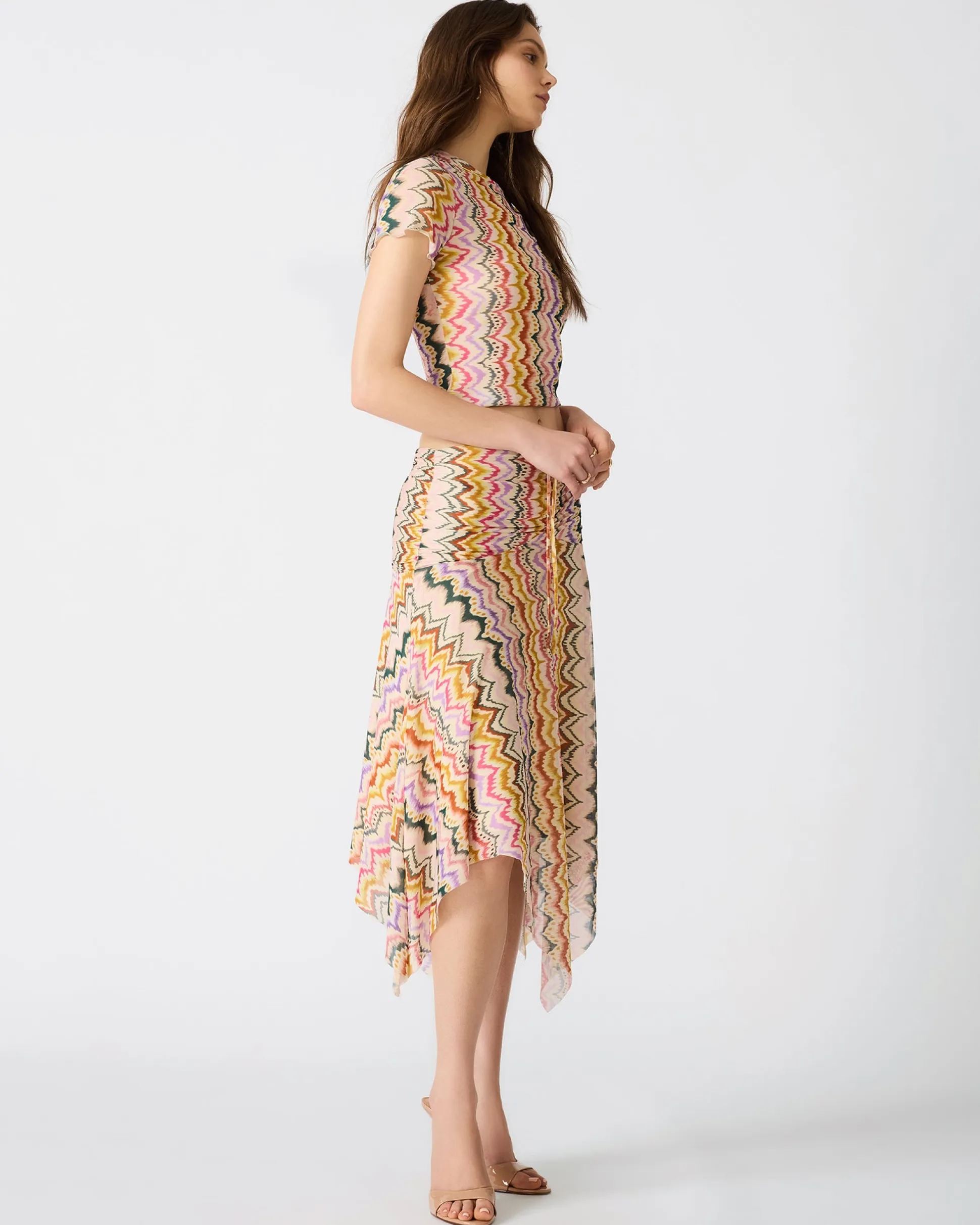 Larke Knit Top Rainbow Vision