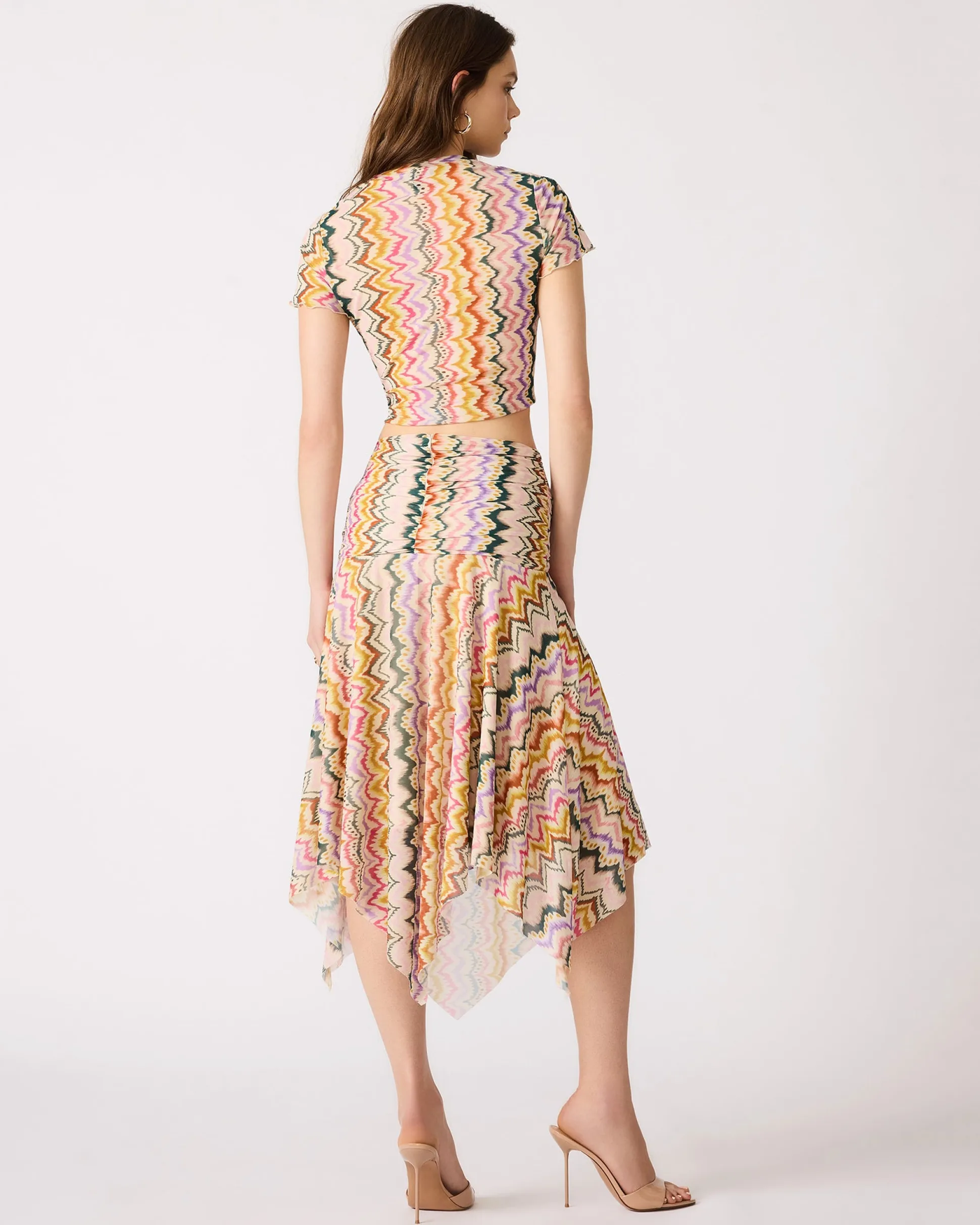 Larke Knit Top Rainbow Vision